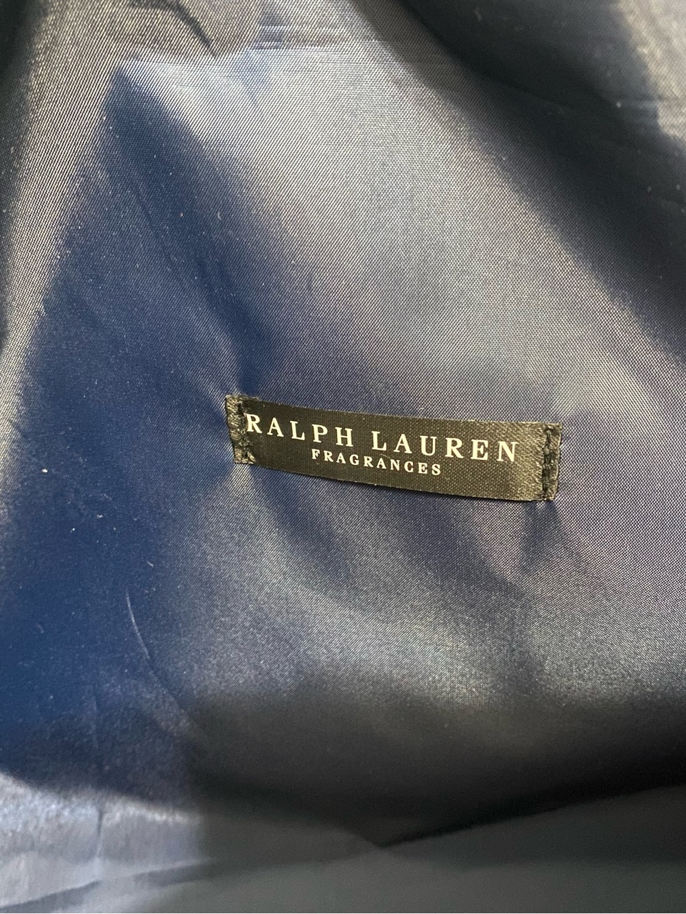 Polo by Ralph Lauren Navy Canvas Duffel with Multicolor POLO Patch - Picture 12 of 13